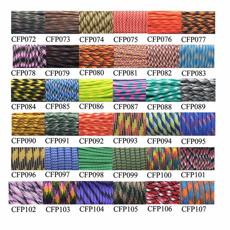 550lb 4mm 9 Strands Paracord+fishing Line + Waxed Jute + Copper Wire