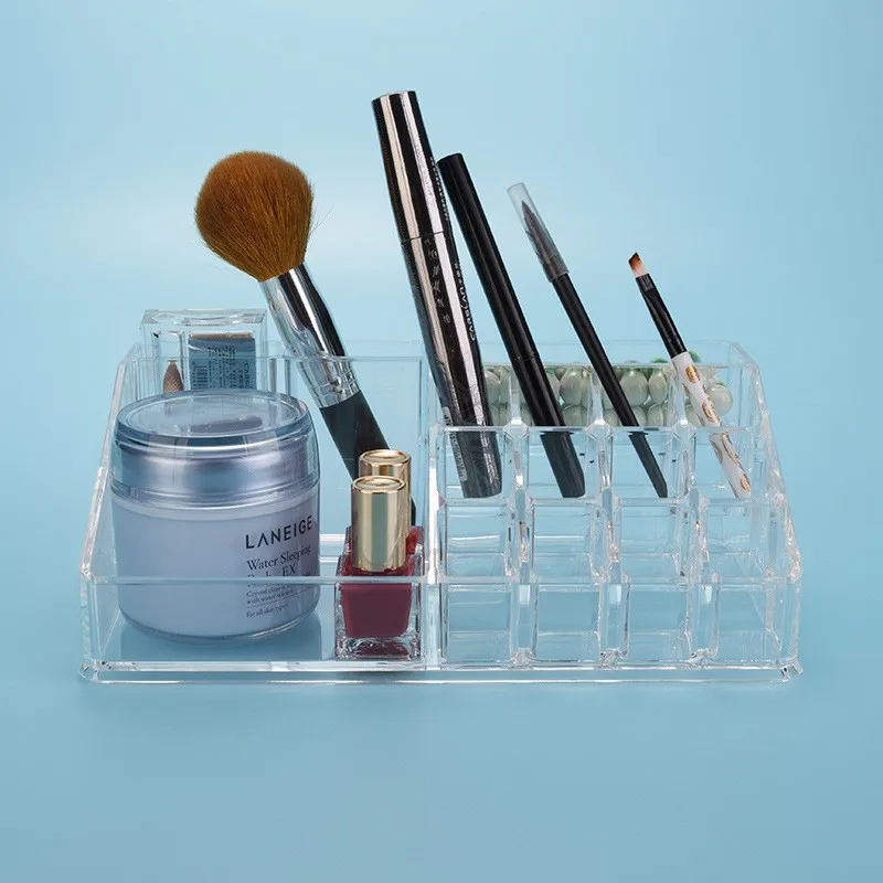 Makeup Organizer Glass Vintage Cosmetic Organizer Storage Box Large