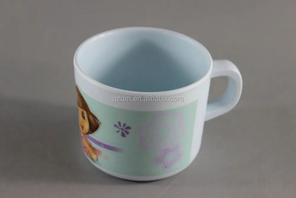 Food Grade One-Handle Melamine Milk Mug For Kid