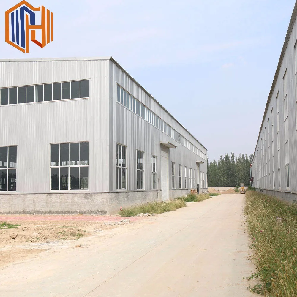 耐用的多跨结构钢制造预制双层仓库钢材