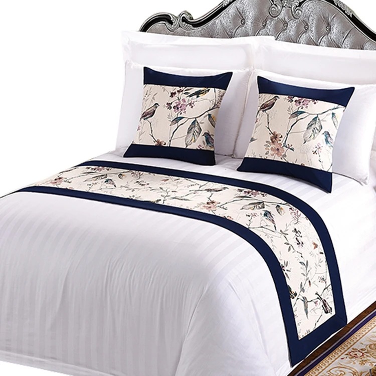 Wholesale Custom Hotel Throw Pillow And Bed Runners Yellow Buy Yellow