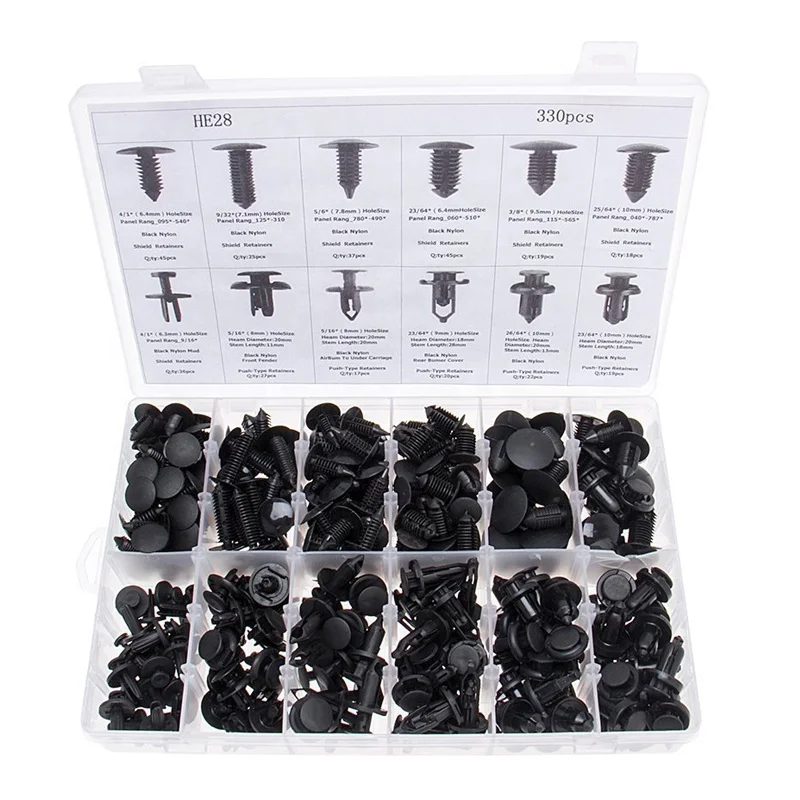 330 pcs Rivets Clip Trim Kit for Ford Honda GM  (1).jpg