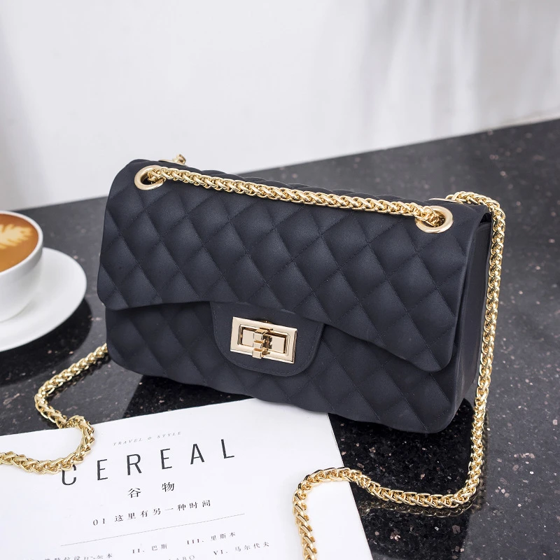 Women Factory Cheap High Quality Jelly Chian Sling Shoulder Crossbody ...