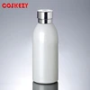 120ml Empty Pearl White Toner Screw Gold Lid Glass Cosmetic Bottle Packaging, Lotion White Glass Empty Bottle 120ml