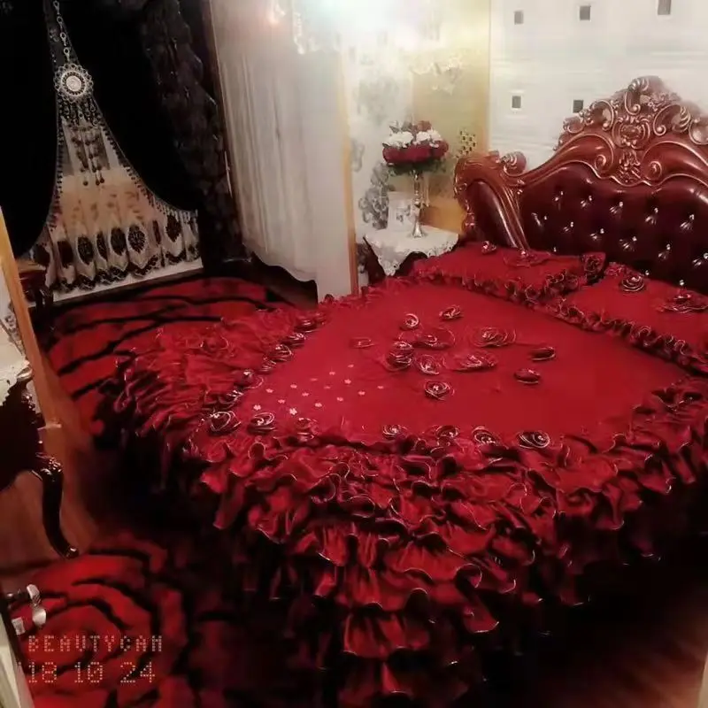 bed cover wedding