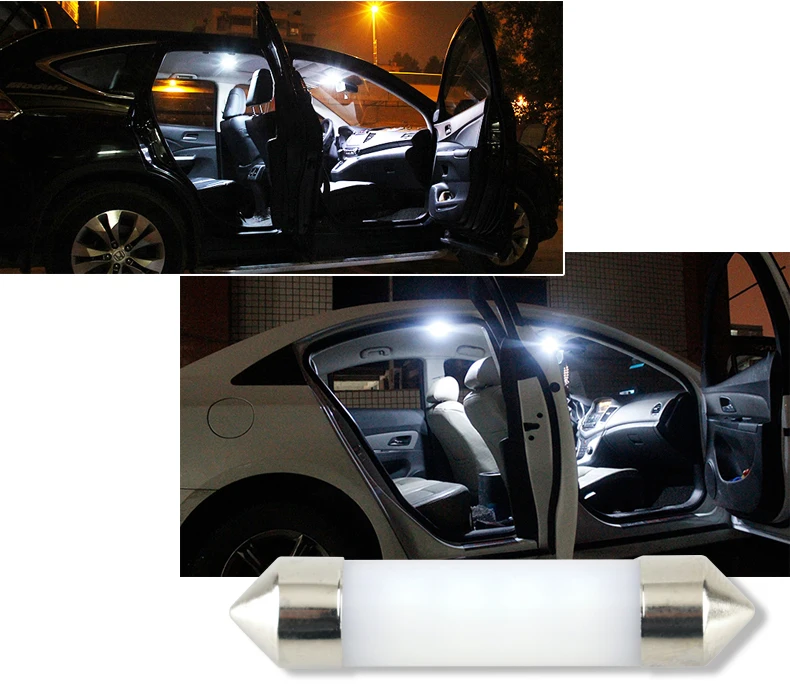 36mm 12 Smd 3014 High Power Festoon Bulb Led Car Interior Light - Buy ...