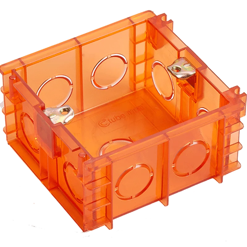86 type pvc transparent junction box, transparent junction box small