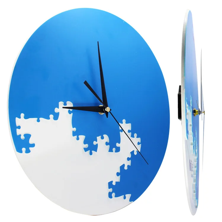 12inch 3d Modern Decorative Puzzle Design Acrylic Wall Clock - Buy ...