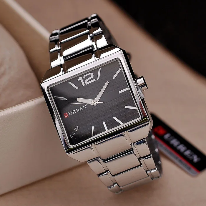 Megir Saat Dikdortgen Erkek Quartz Saat Luks Marka Erkek Is Spor Bilek Saatler Chronograph Su Gecirmez Gumus Saat Erkekler Quartz Watch Quartz Watch Men Aliexpress