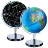 Gelsonlab HSGA-033 Illuminated Constellation World Globe - 3 in 1 Interactive Globe with Constellations, Smart Earth Globe