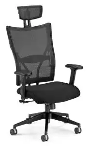 OFM Ultimate Executive Fabric Seat Hi-Back Mesh Chair