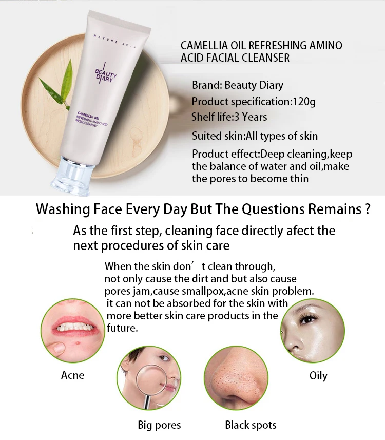 Daily Facial Cleanser Wholesale Oem Custom Enzyme Facial Cleanser Acial