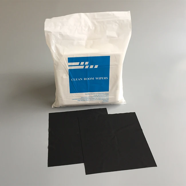Class 1000 High Absorbent Black Cleaning Dry Cleanroom Wipe Buy Black