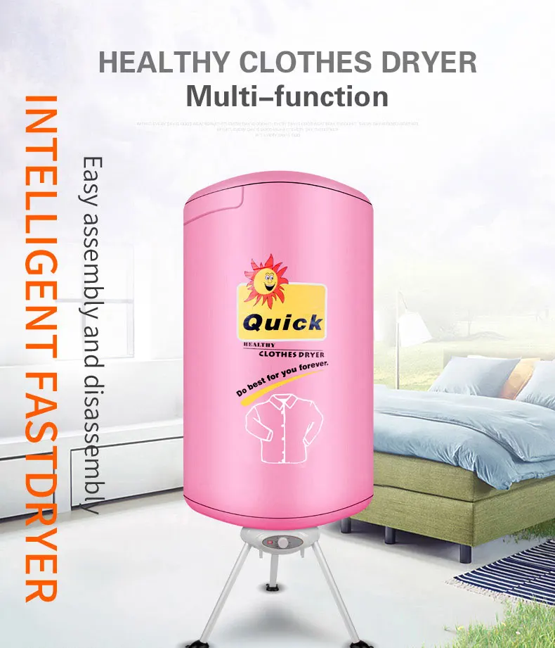 H802 Best Sale Portable Electric Clothes Dryer With Gs/cb/ce/pse