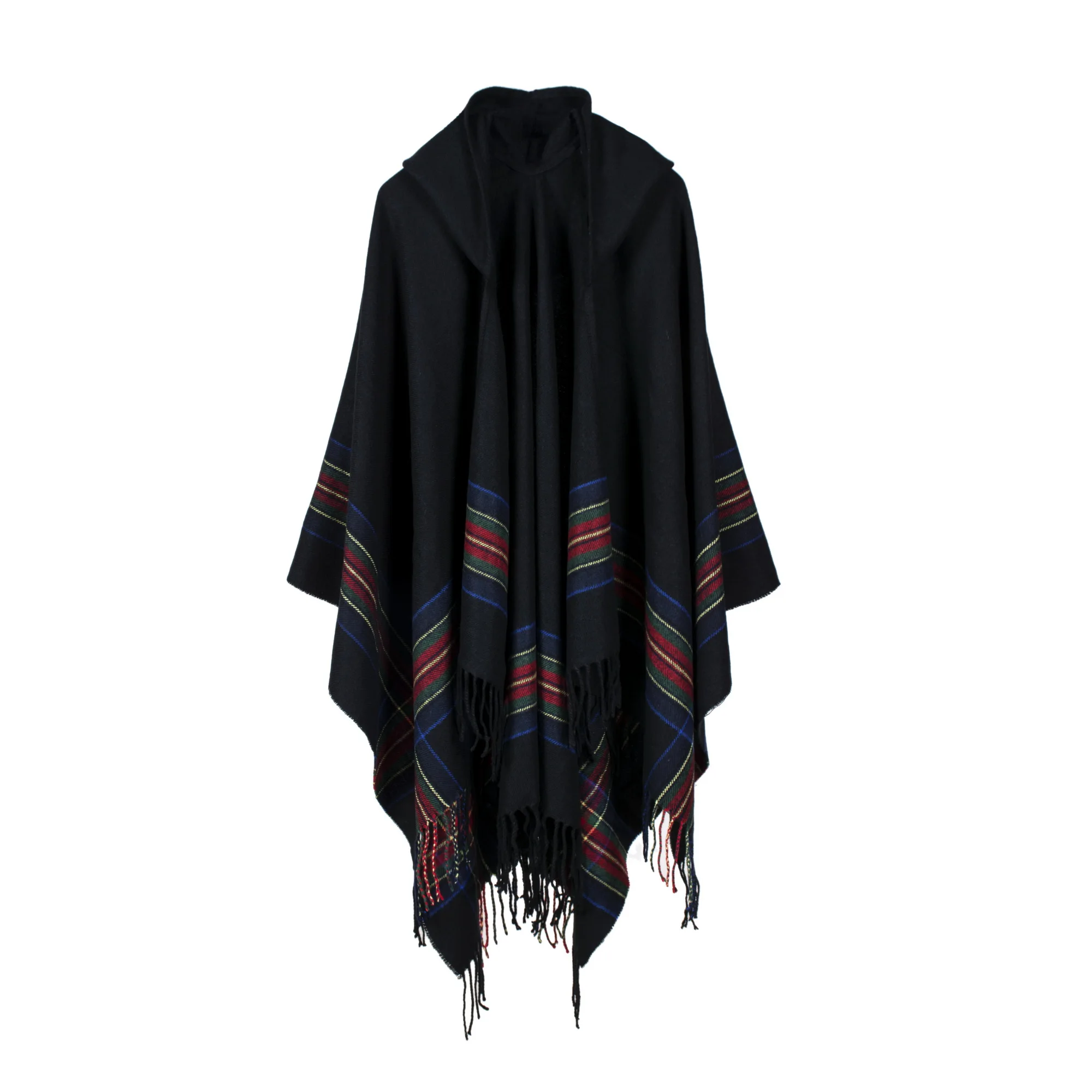 Wholesale New Arrival Custom Acrylic Ponchos Hijab Cape Women Stylish ...