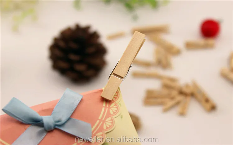 laundry 2016 low price mini wooden pegs for scooter with logo