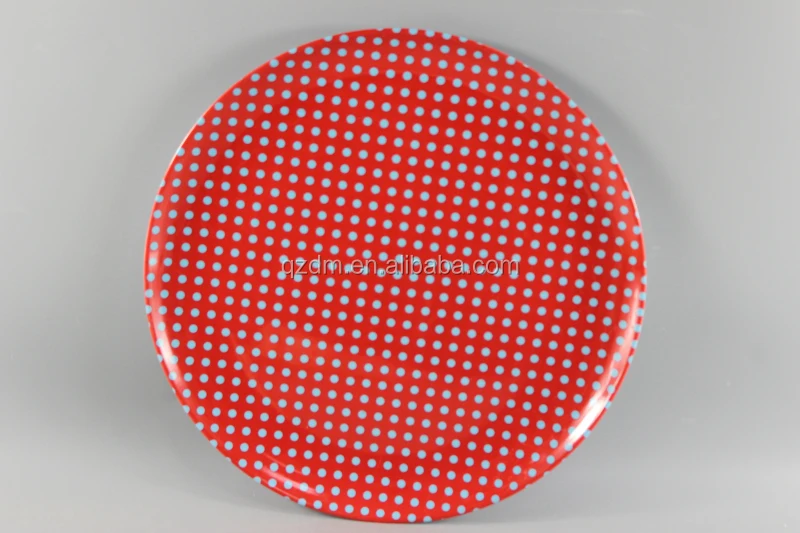Factory supply good quality jubilant food plate dot print