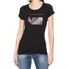 Cheap Custom New Season Basic Print O Neck Short Sleeve Organic Cotton Women Dry Fit Black Cotton T Shirt