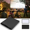 16:9 PVC Movie Projection Screen Curtain Projector Film Home Theater with Hanging Hole