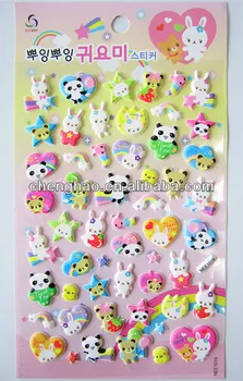 Cute Animal Rabbit Note Book Decoration Eva Foam Sticker Buy Eva