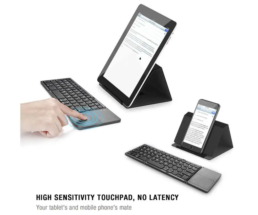 Ce Rohs Fcc Certified Pocket Size Mini Bluetooth Foldable Keyboard