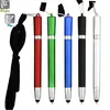 Rope touch ballpen Mobile phone lanyard pens screen touch handwritten capacitor string cord ballpoint pen