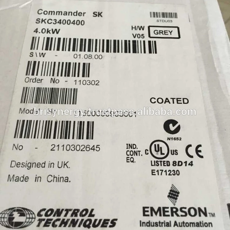 Emerson Skc3400400 Commander Sk 4 0kw 380 480v 50