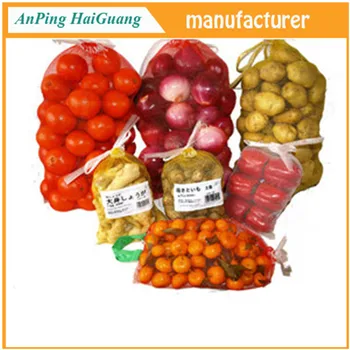 Whole Vegetables Net Packaging Poly Leno Mesh Bag Whole Vegetables Net Packaging Poly Leno Mesh Bag