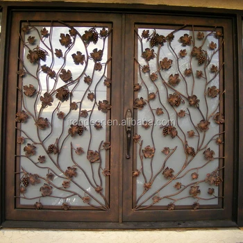 wrought iron vine and leaves