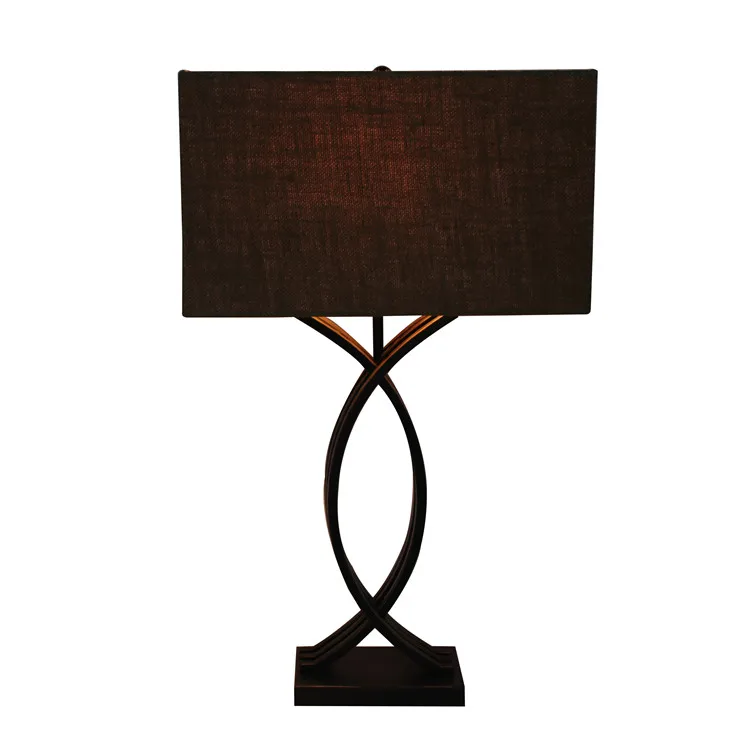 Hot sale table lamp with lamp shade/classic desk lamp/bedside lamp