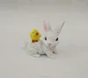 Easter fairy garden miniature mini rabbit with bird