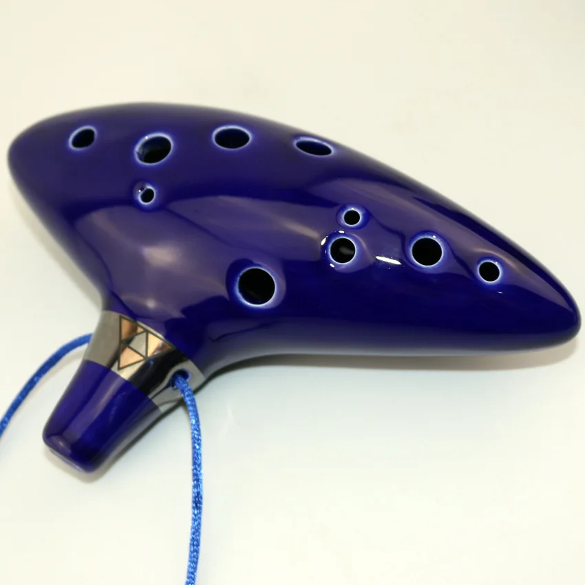 2018 New Musical Instrument 12 Holes Zelda Ceramic Ocarina For Sale ...