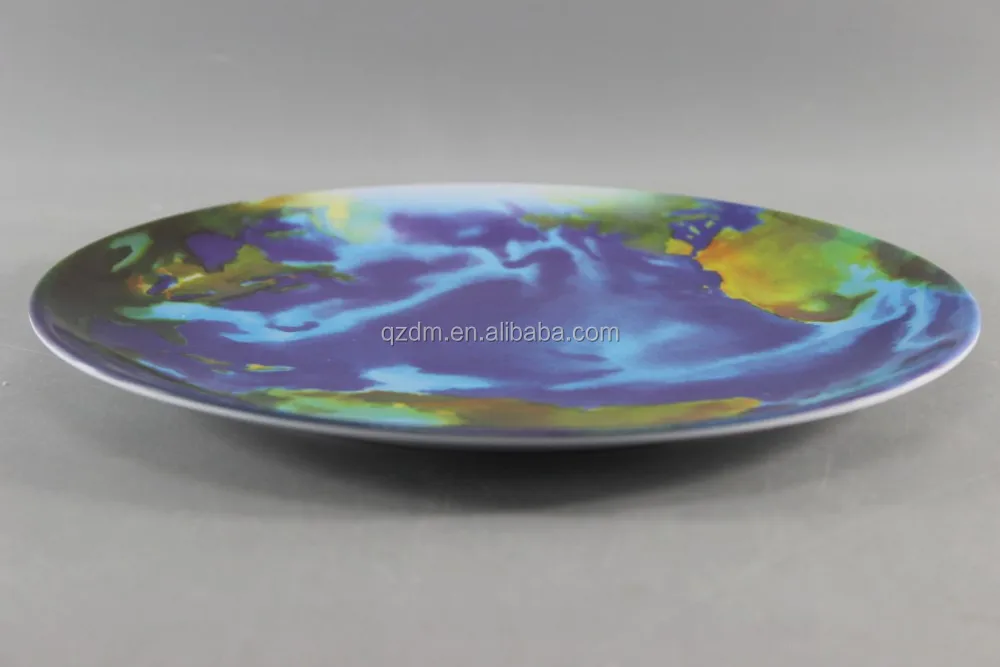 Heavenly body Style Melamine dinner plate