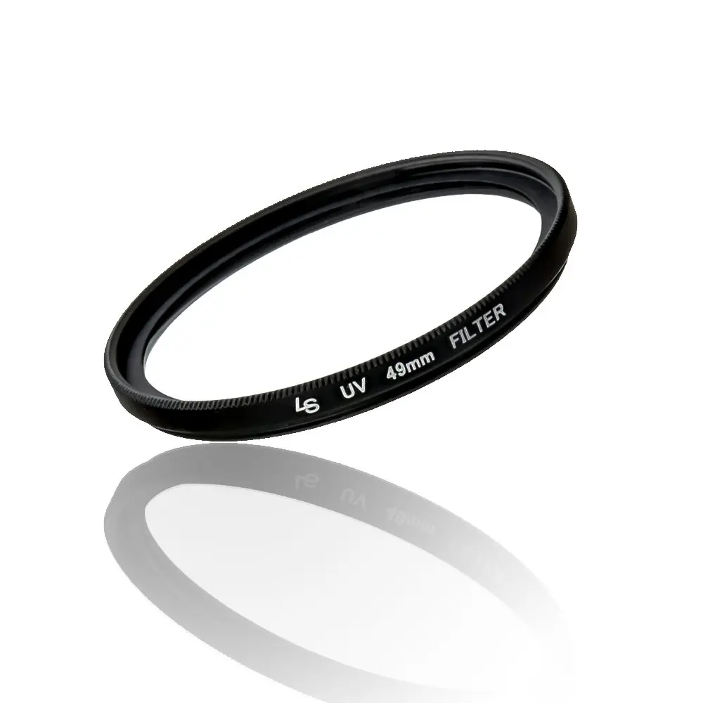 LS Photography 49mm UV Protection Filter Lens Accessory for Nikon, Canon, Pentax, DSLR Camera Lens Filters, LGG270
