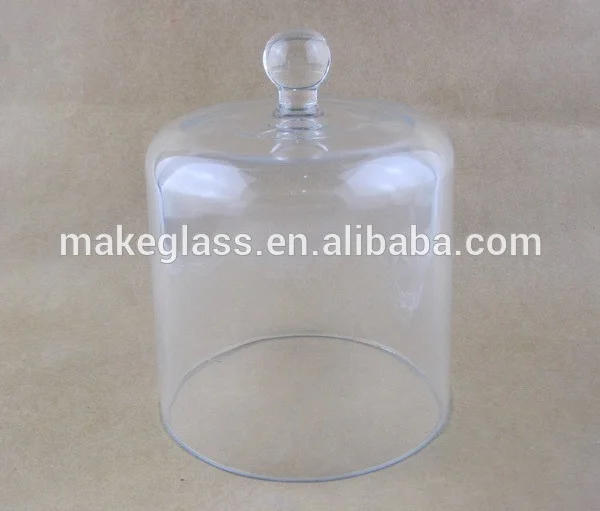 2pcs Glass Candle Jars,Round Glass Bell Jar Chocle Dome Glass Bell Jar Buy Recycled Glass