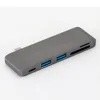 5 Port Wireless USB Hub 3.0 Combo SD/ TF Card Reader Driver Charging Type C USB Hub for Macbook
