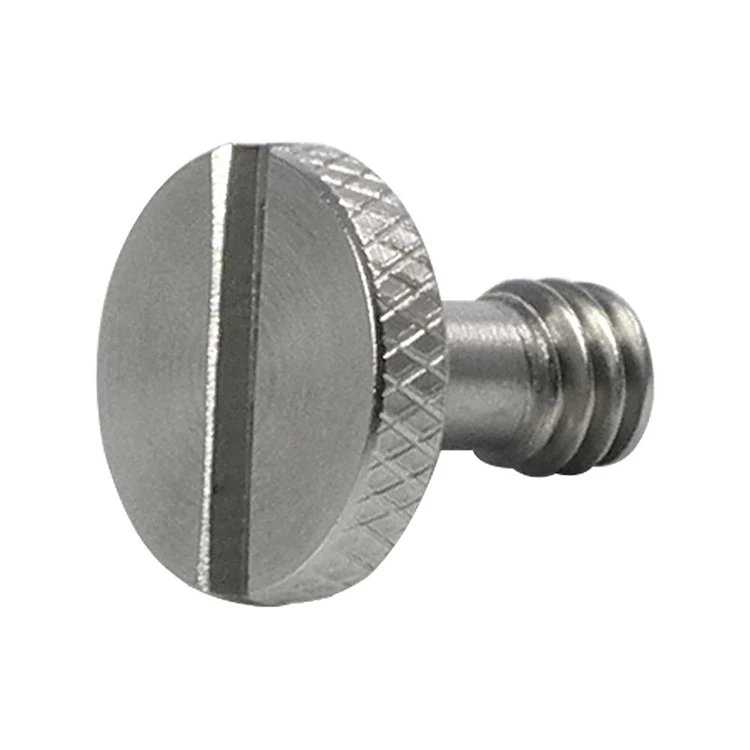 Factory Supply 1/420 Slotted Knurled Head Camera Mounting Thumb Screw