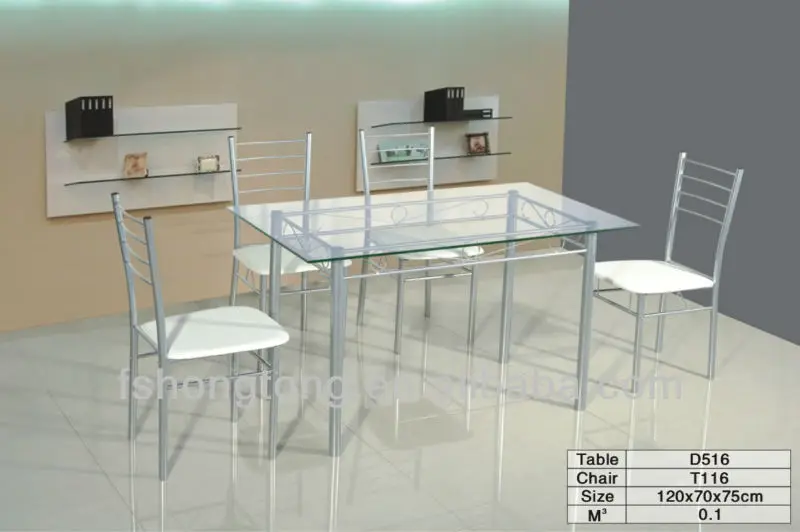 Metal juego de comedor, de hierro forjado de mesas de comedor, imagen