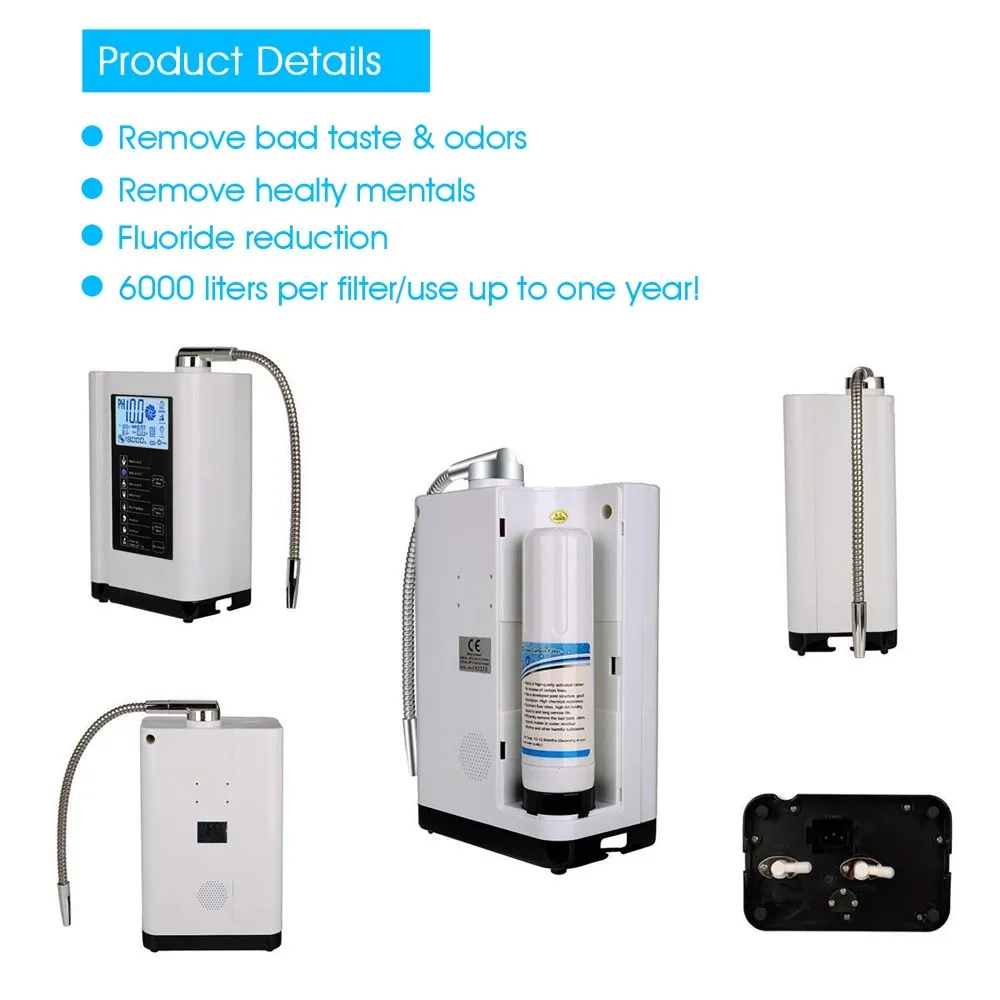 EHM Ionizer countertop alkaline water machine with good price on sale