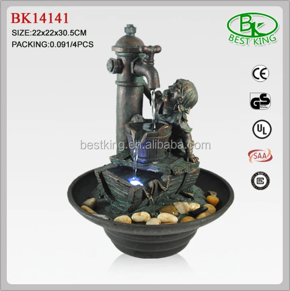 Indoor Angel Tabletop Fountains Slate Indoor Fountain Resin Fountains