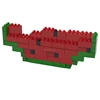 Creative funny Imagination watermelon shape soft foam educational toy EPP building blocks