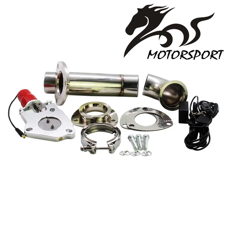 3"inch 76mm Electric Ypipe Stainless Exhaust Cutout Cut Out Dump Valve