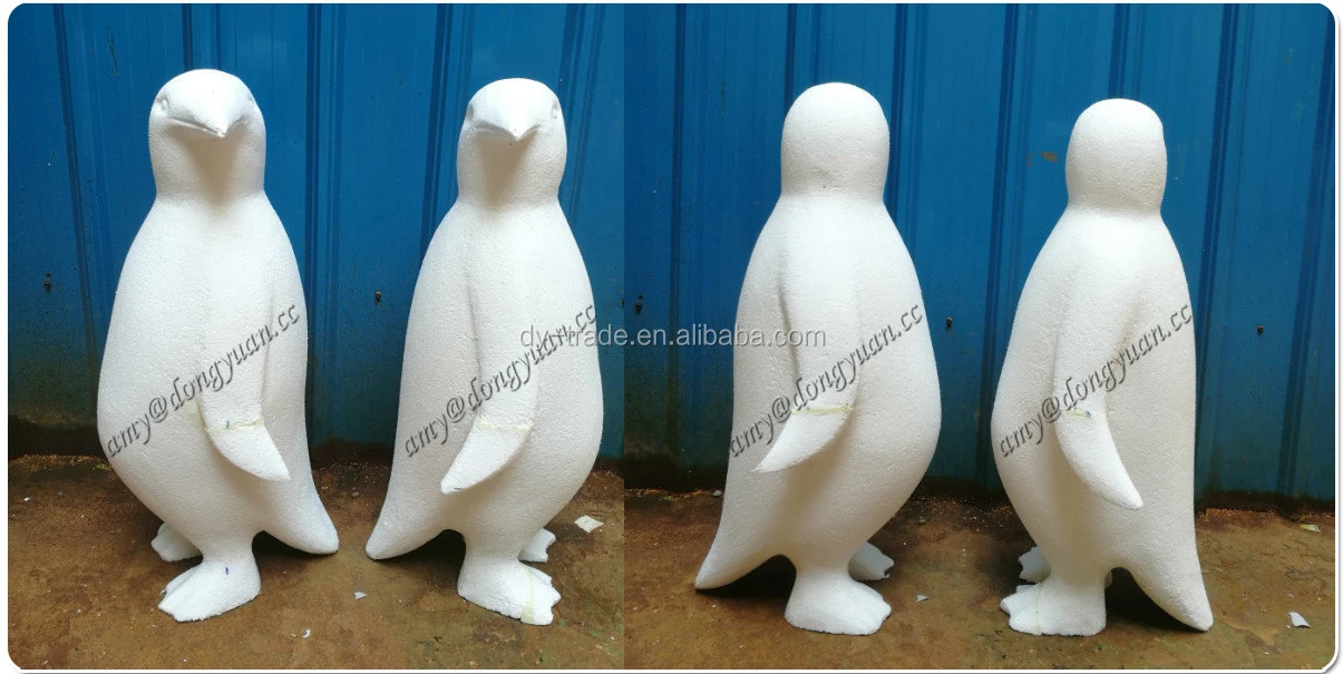Custom Mirrored Polished Metal Penguins Sculpture for Sale, Modern Animal Decor