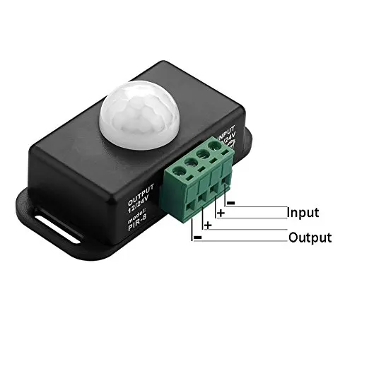 Hot sale DC 12V/24V 8A Automatic Body Infrared PIR Motion Sensor Switch For LED Light with factory price