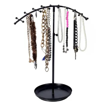 Customized Fashion Design Necklace Jewelry Display Metal Rack Stand Customized Fashion Design Necklace Jewelry Display Metal Rack Stand Hook For Retail