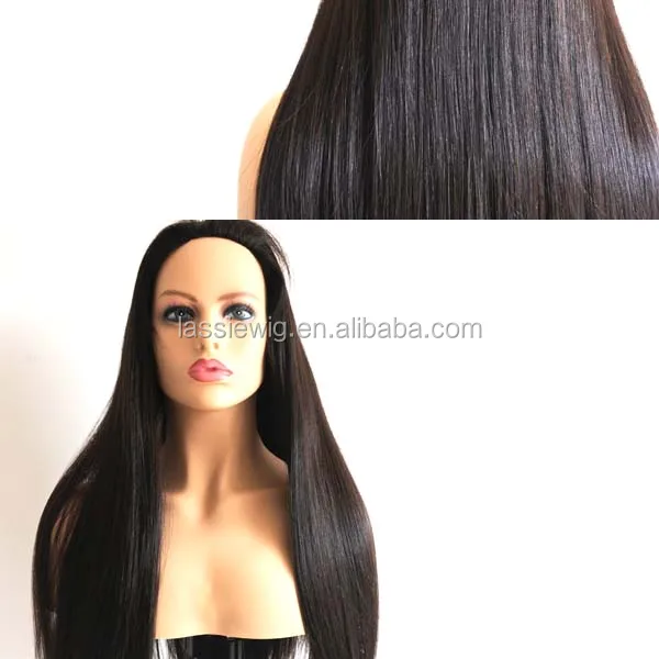 Long Hair Natural Straight Jewish Band Fall Wigs Buy Long Black