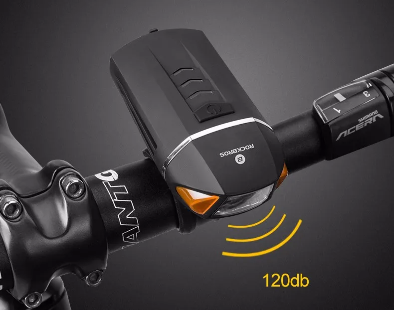 Rockbros 2 In 1 Remote Control Bicycle Electric Bell Bicycle Front