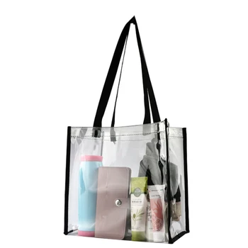 clear tote bags in store