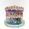 Made in China double decker carousel outdoor for 48 people double carousel
