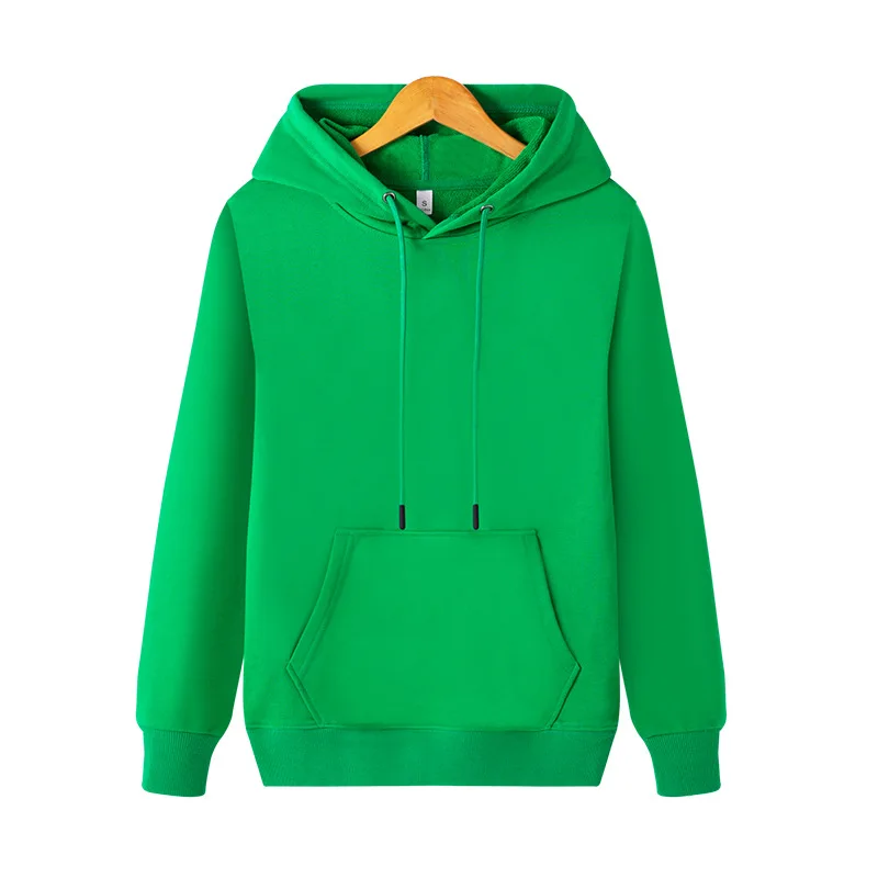 In Stock Wholesale Droshipping 350gsm Terry Solid Color Plain Hoodie ...